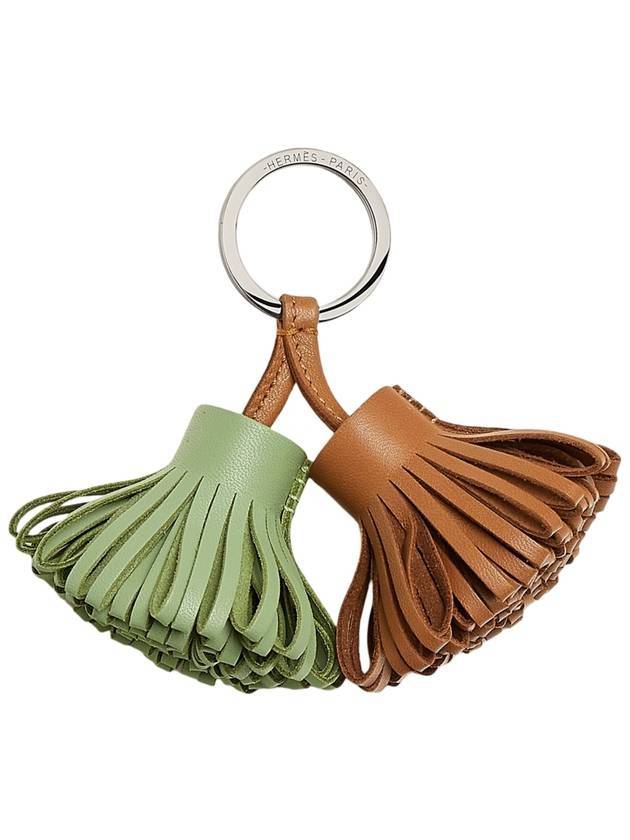 Carmen Uno Dos Key Holder Gold Vert Criquet - HERMES - BALAAN 2