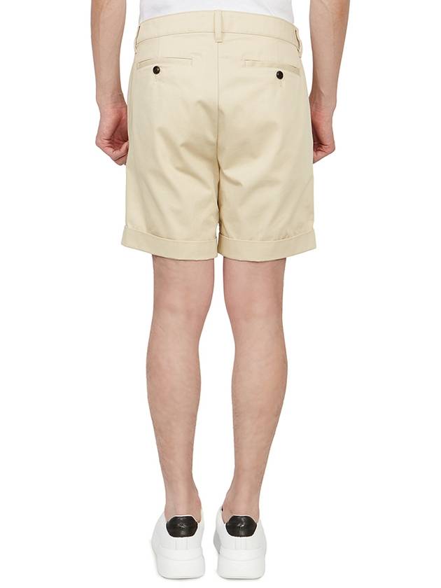 Men's Chino Shorts Vanilla - AMI - BALAAN 5