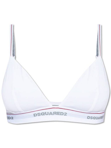 Dsquared2 Bra With Logo, Women's, White - DSQUARED2 - BALAAN 1