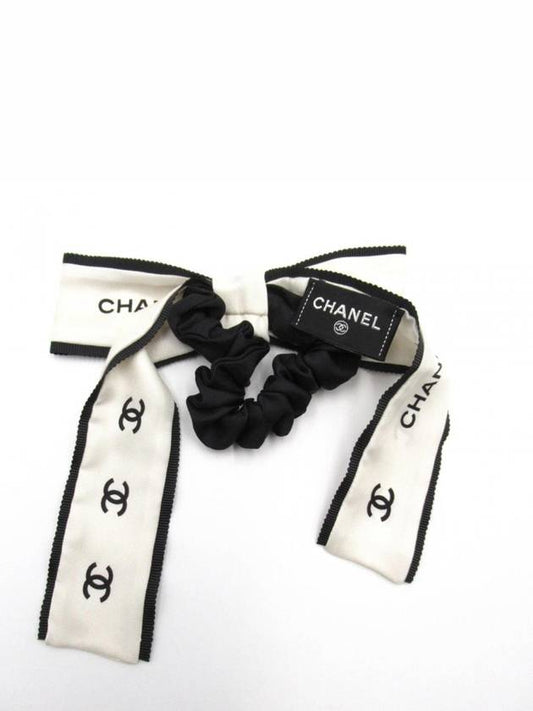 Silk Ribbon Hair Scrunchie Hair Choushu AA8356 - CHANEL - BALAAN 2