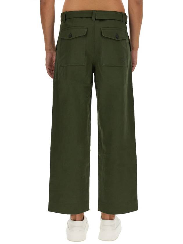 TWILL PANTS - MAISON KITSUNE - BALAAN 4