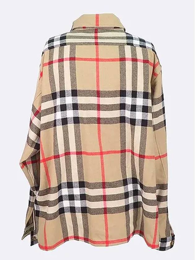 8058584 Check loose fit men s shirt male L size - BURBERRY - BALAAN 3