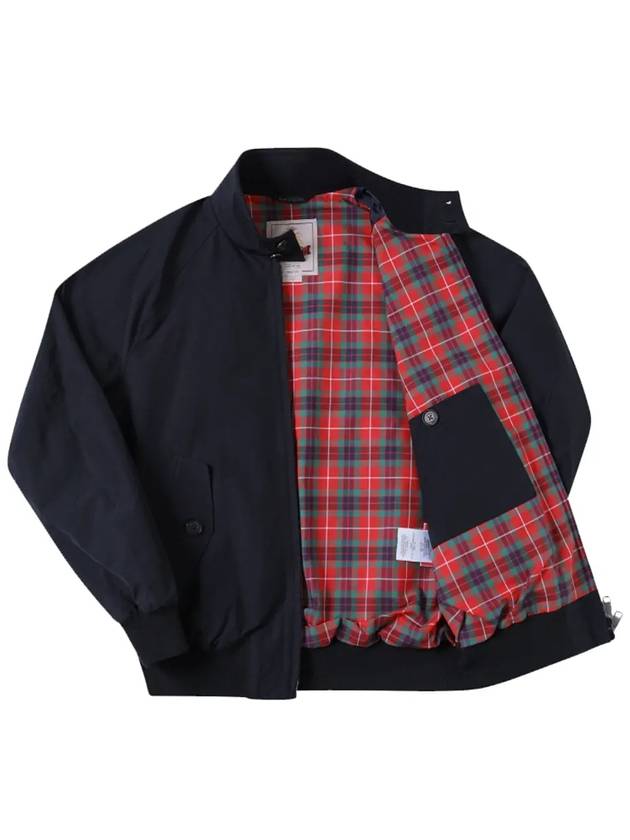 G9 Classic Original Harrington Zip-Up Jacket Dark Navy - BARACUTA - BALAAN 4