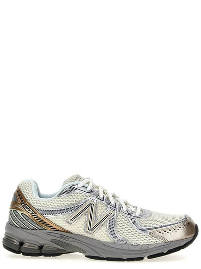 860V2 Goldmetallic Low-Top Sneakers Sea Salt - NEW BALANCE - BALAAN 2