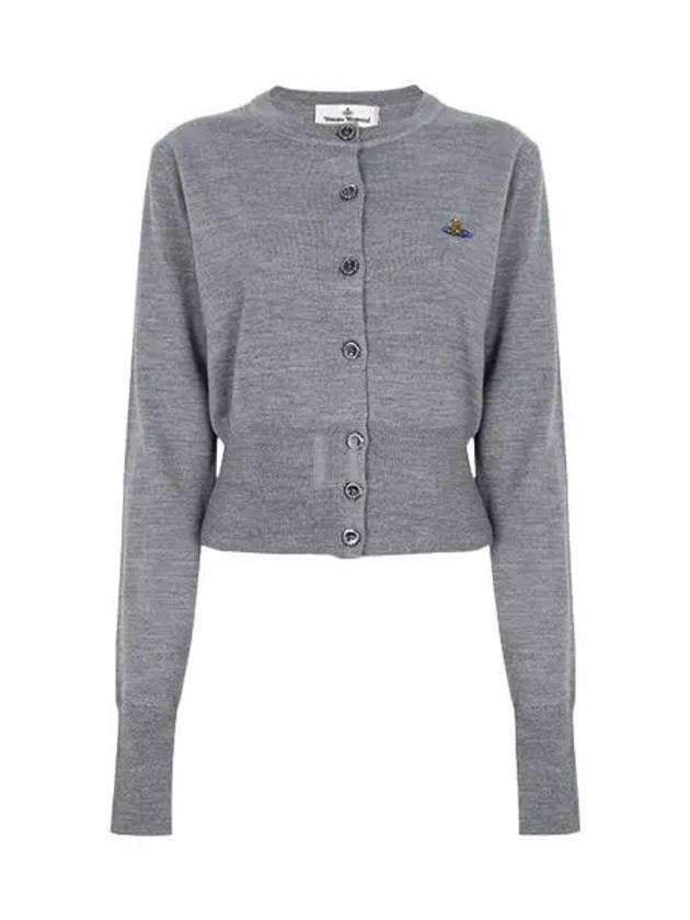 Bea Cropped Cardigan Grey - VIVIENNE WESTWOOD - BALAAN 2