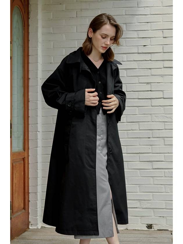 Newage Flow Trench Coat Black TCBK01 - LAMARO - BALAAN 3