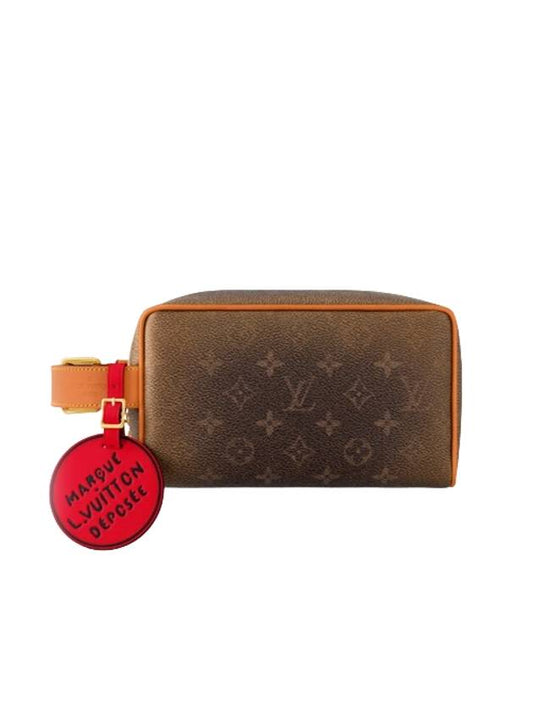 Locker Dopp Kit Clutch Bag Brown - LOUIS VUITTON - BALAAN 1