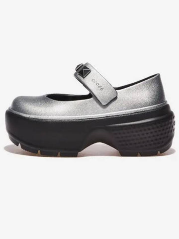 Stomp Metallic Mary Jane SILVER - CROCS - BALAAN 1