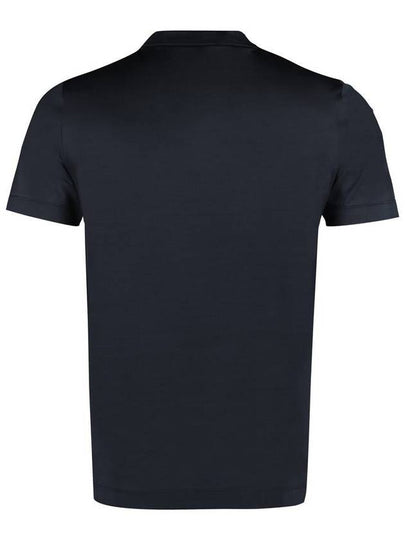 Canali Cotton Crew-Neck T-Shirt - CANALI - BALAAN 2