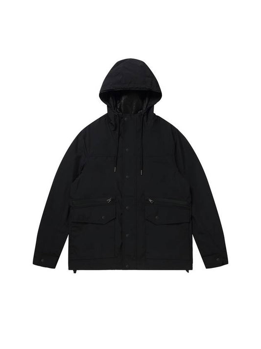 Anorak Hooded Windbreaker Black - SOLEW - BALAAN 1