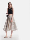 Monogram Flower Tile Midi Skirt Champagne 1ABQ3H - LOUIS VUITTON - BALAAN 2