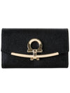 Gancini Key Holder Black - SALVATORE FERRAGAMO - BALAAN 2