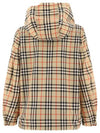 Check Hooded Jacket Archive Beige - BURBERRY - BALAAN 3