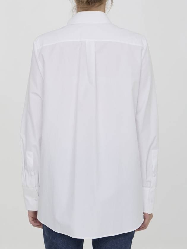 Cotton Poplin Shirt - VALENTINO - BALAAN 4