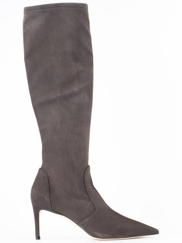 Stuart Weitzman Grey Suede Boot - STUART WEITZMAN - BALAAN 1