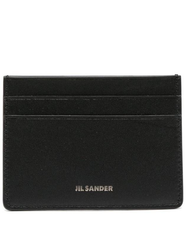 Logo Card Wallet Black - JIL SANDER - BALAAN 2