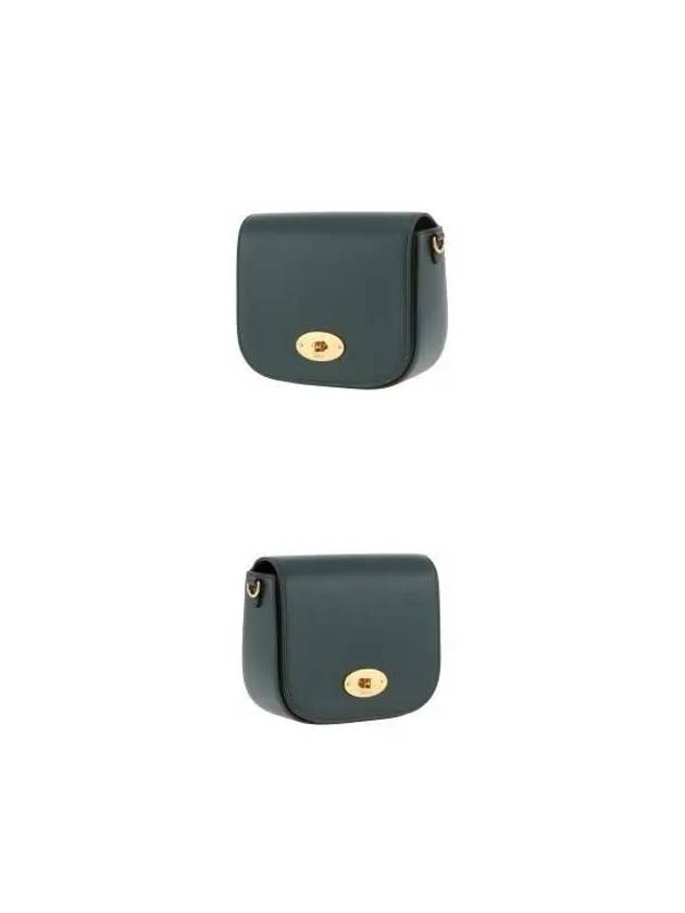 Small Darley Satchel Silky Calf Shoulder Bag Green - MULBERRY - BALAAN 4