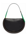 Bumper Moon Leather Shoulder Bag Black - JW ANDERSON - BALAAN 2