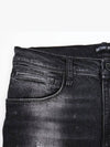 Vintage washed black skinny jeans JN149 - IKALOOOK - BALAAN 6