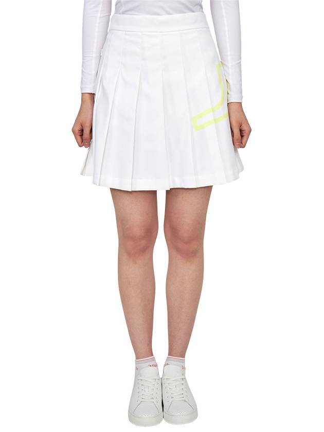 Naomi Pleated Skirt White - J.LINDEBERG - BALAAN 2