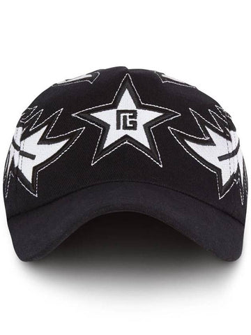 Balmain Star & Western Details Cotton Cap Accessories - BALMAIN - BALAAN 1