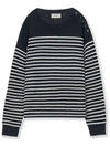 ROUNDNECK SAILOR KNIT STRIPE NAVY - ROLLING STUDIOS - BALAAN 1