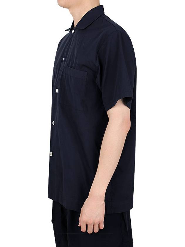 Poplin Pajamas Overfit Short Sleeve Shirt SWE TN - TEKLA - BALAAN 3