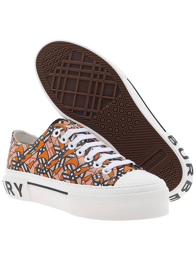 TB Pattern Low Top Sneakers Orange - BURBERRY - BALAAN 6