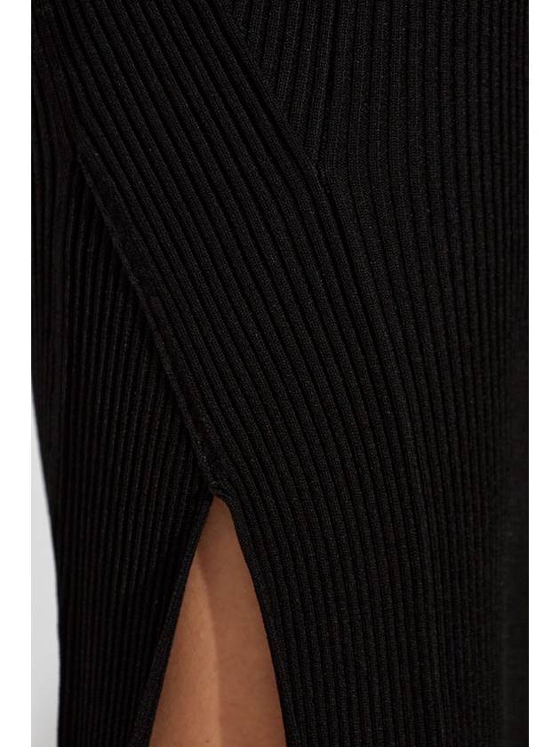 Victoria Beckham Ribbed Skirt, Women's, Black - VICTORIA BECKHAM - BALAAN 5