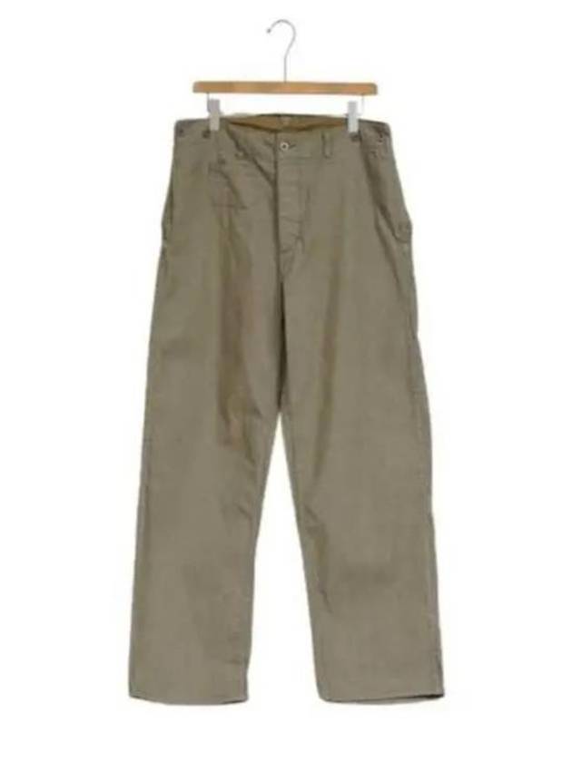 British Work Straight Pants Green - NIGEL CABOURN - BALAAN 2