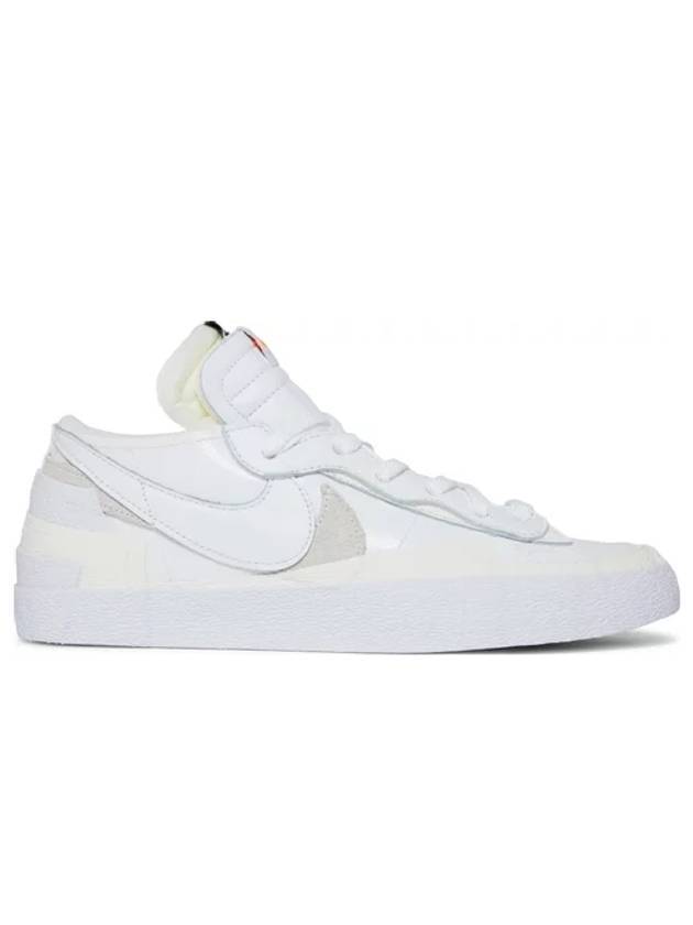 Blazer Patent Leather Low Top Sneakers White - NIKE - BALAAN 1