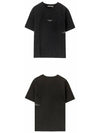 Logo Crew Neck Short Sleeve T-Shirt Black - ACNE STUDIOS - BALAAN 5