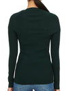 Logo Wool Cardigan Green - ROCHAS - BALAAN 7