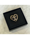 1point CC logo heart crystal cubic brooch ABA093 - CHANEL - BALAAN 2