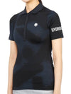 Women's Golf Logo Short Sleeve PK Shirt Navy - HYDROGEN - BALAAN 3