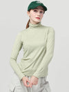 Functional Warm Span Mock Neck Soft Green T-shirt DO5232TS02-4 - DOYOUKNOWMC GOLF WEAR - BALAAN 4