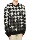 Men's Knit MK019Z BLK CHARCOAL ECRU - ALLSAINTS - BALAAN 3