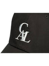 Signature logo ball cap charcoal - CASEALOT - BALAAN 5