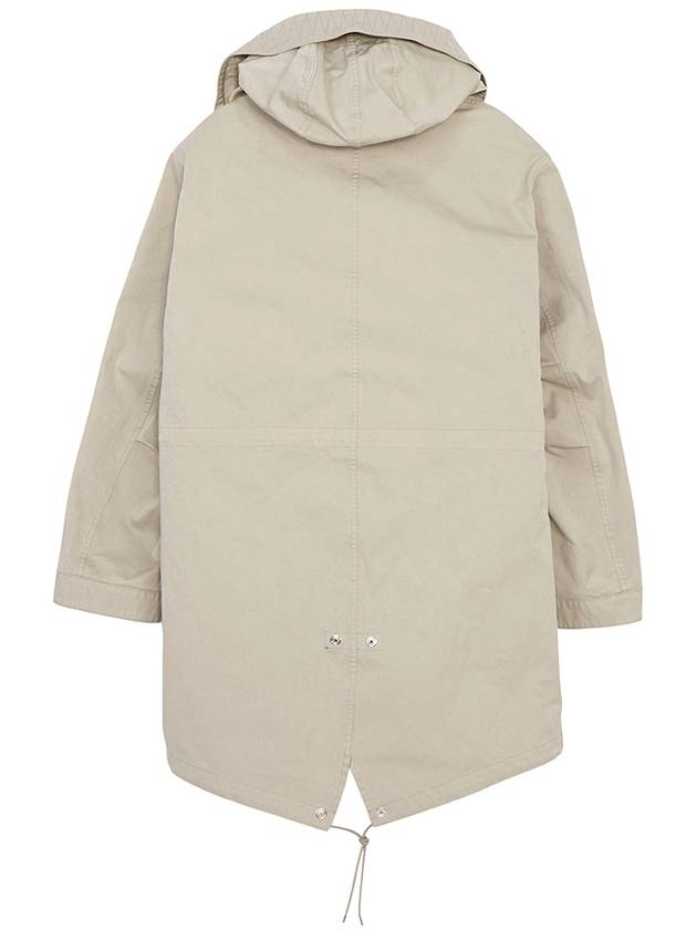 Hooded Long Parka Jacket Beige - TEN C - BALAAN 3