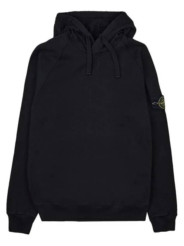 Men's Waffen Patch OLD Treatment Cotton Hoodie Black - STONE ISLAND - BALAAN 2