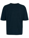 Men's Pigment Dyed Jersey Short Sleeve T-Shirt Dark Sapphire - LEMAIRE - BALAAN 2