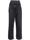 Crisscross Upsized Jeans Black - AGOLDE - BALAAN 2