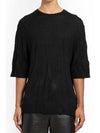 Crushed Knit Top Black - HELMUT LANG - BALAAN 2