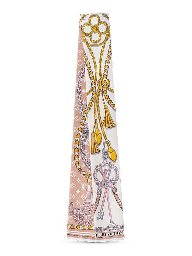 Mix And Straps Silk Scarf Light Pink - LOUIS VUITTON - BALAAN 2