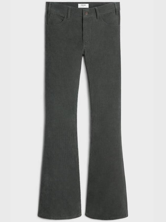 Corduroy Macro Jeans Grey - CELINE - BALAAN 2