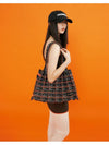 Tweed Shopper Bag Orange - PLEATSMAMA - BALAAN 4