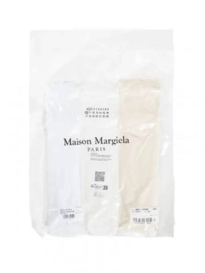 Crew Neck Cotton Short Sleeve T-Shirt  3 Pack White - MAISON MARGIELA - BALAAN 2