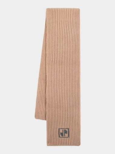 Jp Scarf - PATOU - Wool - Beige - PATOU - BALAAN 1