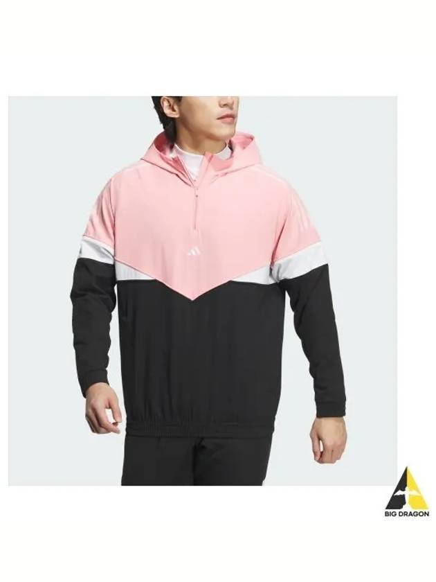 adidas GOLF twist weave long sleeve track hood pullover IM7220 - ADIDAS GOLF - BALAAN 1