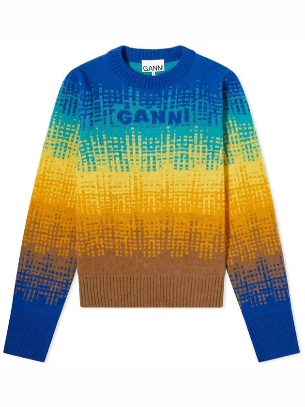 Gradient Knit Top - GANNI - BALAAN 2